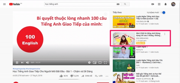 quảng cáo Youtube 1