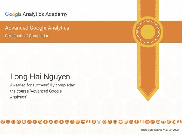 Chứng chỉ Google Analytics 2