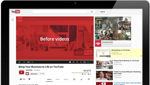 Quảng cáo banner Youtube 2