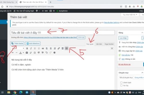 cách đăng bài viết lên website 1